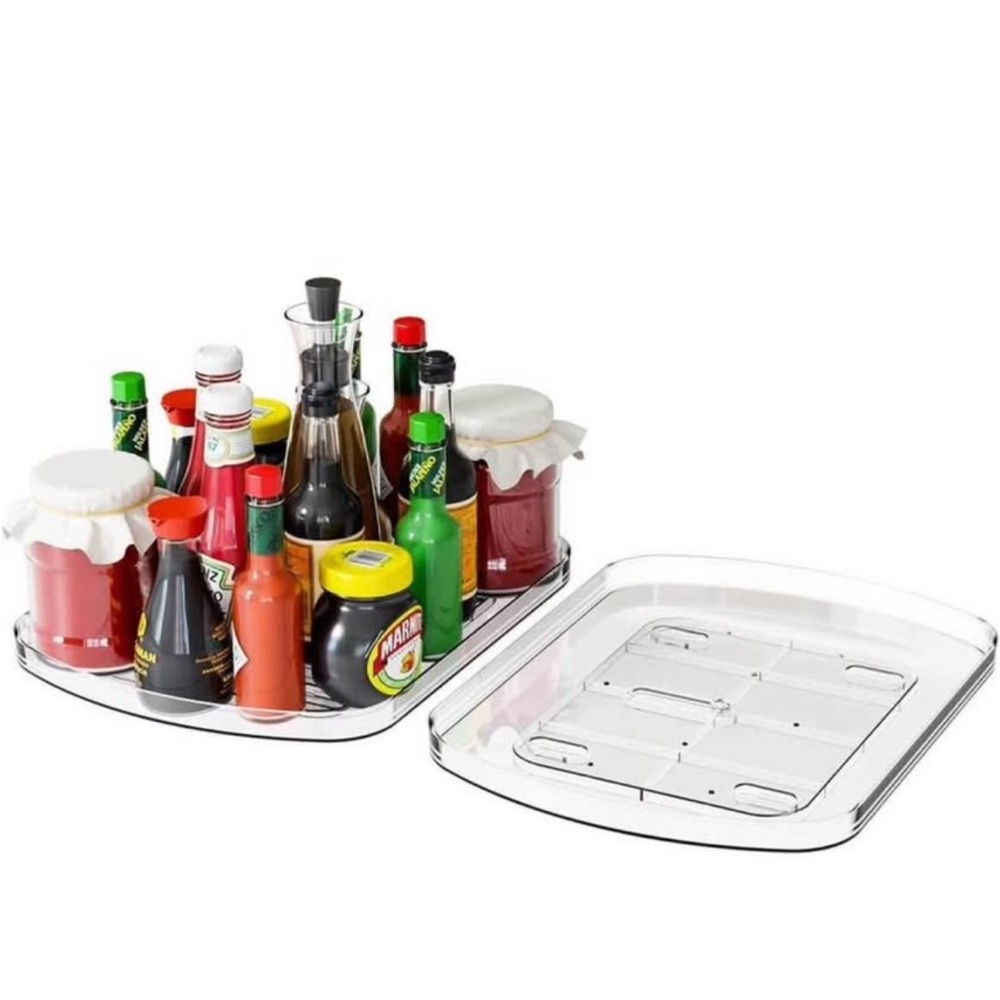 4 Lazy Susan organizers rotating fridge, pantry, cabinet, bathroom etc Organizer